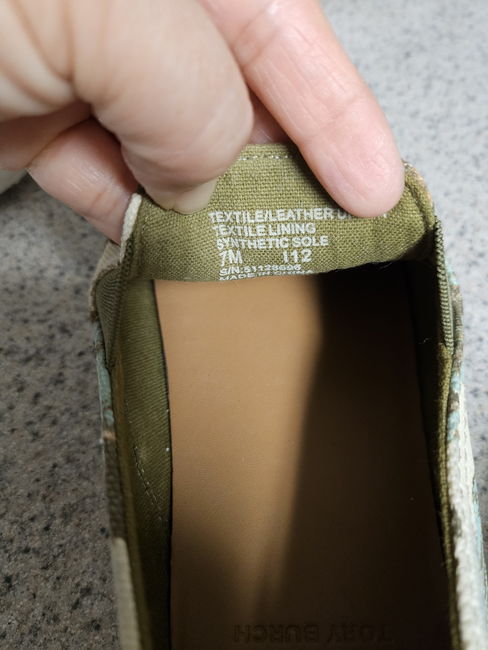 Tory Burch Floral Canvas Slip-On Sneakers in Cream, Mint & Brown - Picture 11 of 16